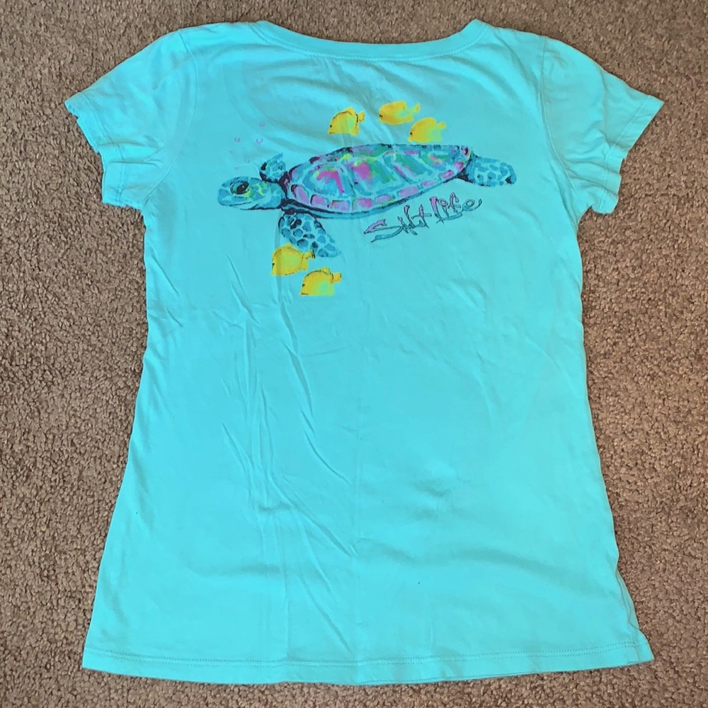 Salt life tee sea turtle